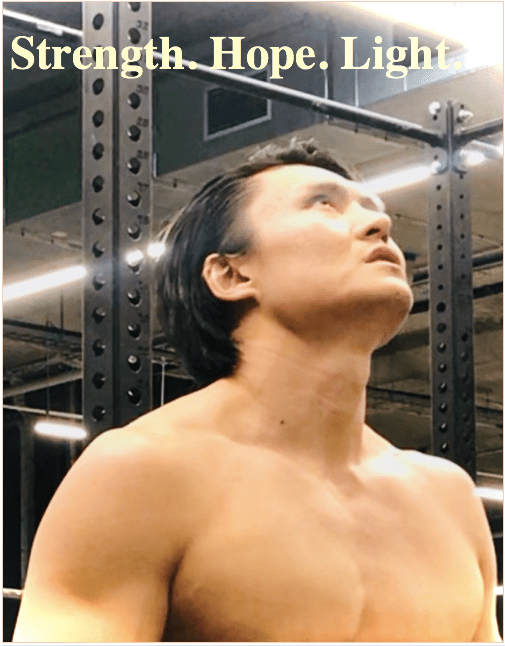 Albert Jing Athlete Action Shot: Strength, Hope, Light